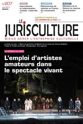 Couverture du magazine "Le Jurisculture"