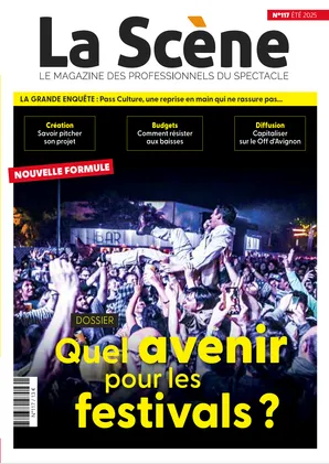 La couverture du magazine La Scène